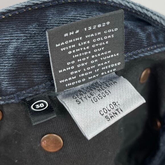 GRLFRND | Helena Straight Leg Jeans in Santi Dark Wash 30 - Picture 13 of 13